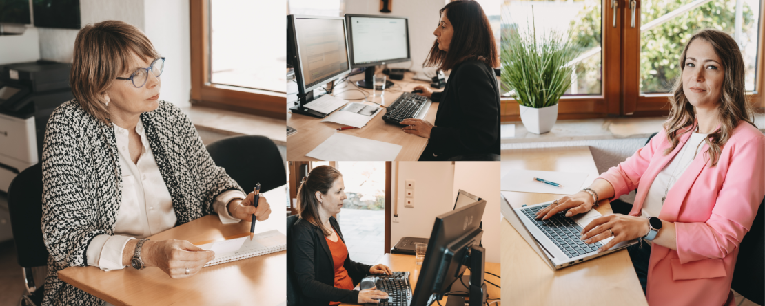 Das Team von Sabine Haller Übersetzungen bei der Arbeit Das Team von Sabine Haller Übersetzungen bei der Arbeit